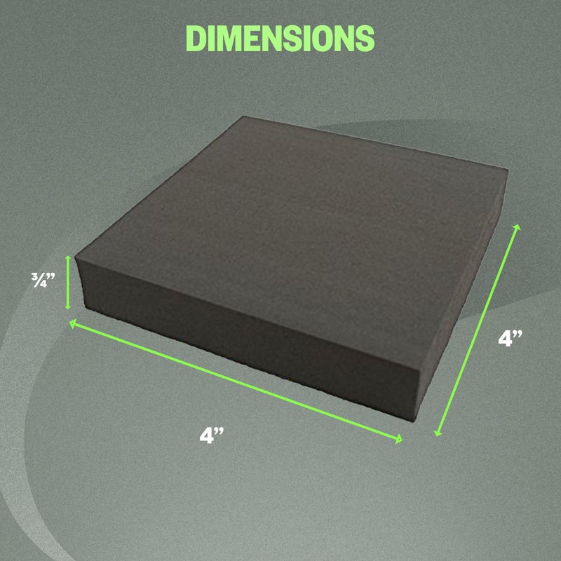 XCEL 4-Pack 4" x 4" x 3/4" Multi-Purpose Anti-Vibration Pads â€“ Protection for Furniture & Appliances â€“ Various Sizes and Thickness - Image 2